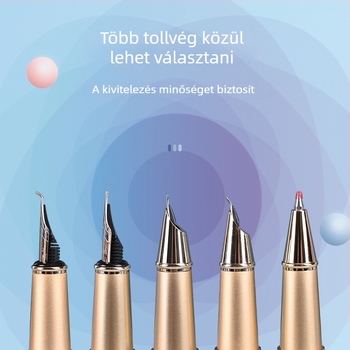 Prémium fém aláíró toll üzleti ajándékhoz – kettős tinta rendszer, kalligráfia és írásgyakorlás, logó nyomtatás lehetősége