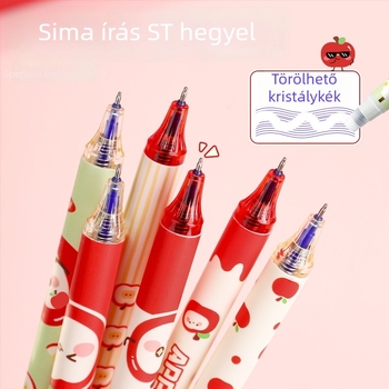 Húzható gél toll ST fejjel, kristálykék, harmadikos diákoknak