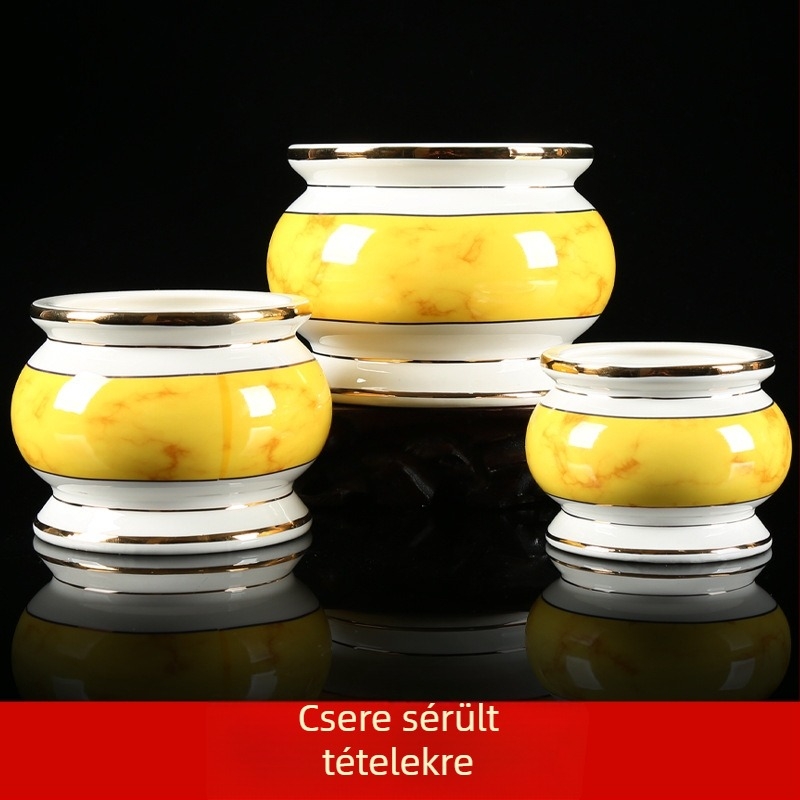 Császári mintájú kerámia tömjénező beltéri használatra