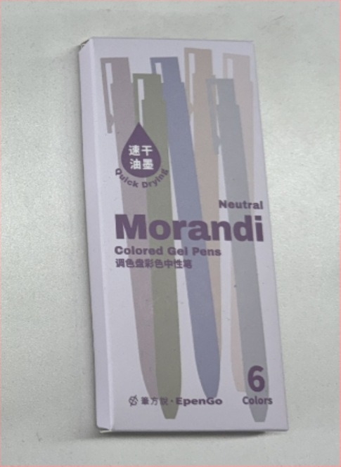 Morandi színpalettás gél tollak, iskolakezdéshez szükséges készlet, színes tollak jegyzeteléshez, nyomógombos visszahúzó toll, gyorsan száradó tinta