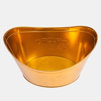Vasból készült papír égető censer ingot alakú medencével