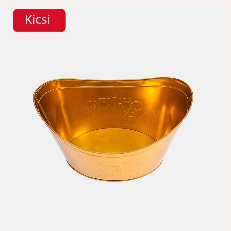 Vasból készült papír égető censer ingot alakú medencével
