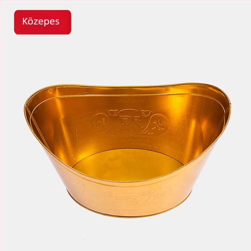 Vasból készült papír égető censer ingot alakú medencével