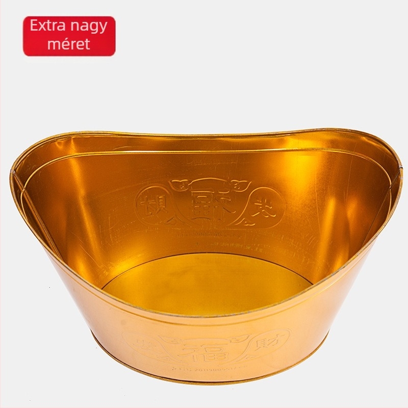 Vasból készült papír égető censer ingot alakú medencével