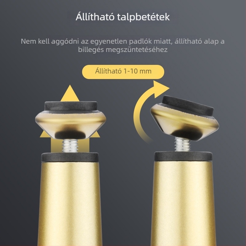 Állítható fém bútólábak kanapéhoz, TV-szekrényhez, fürdőszobai szekrényhez, éjjeliszekrényhez és dohányzóasztalhoz
