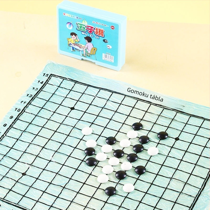 Oktató családi társasjáték gyerekeknek és szülőknek: dáma, Ludo, Gomoku, Állat-sakk