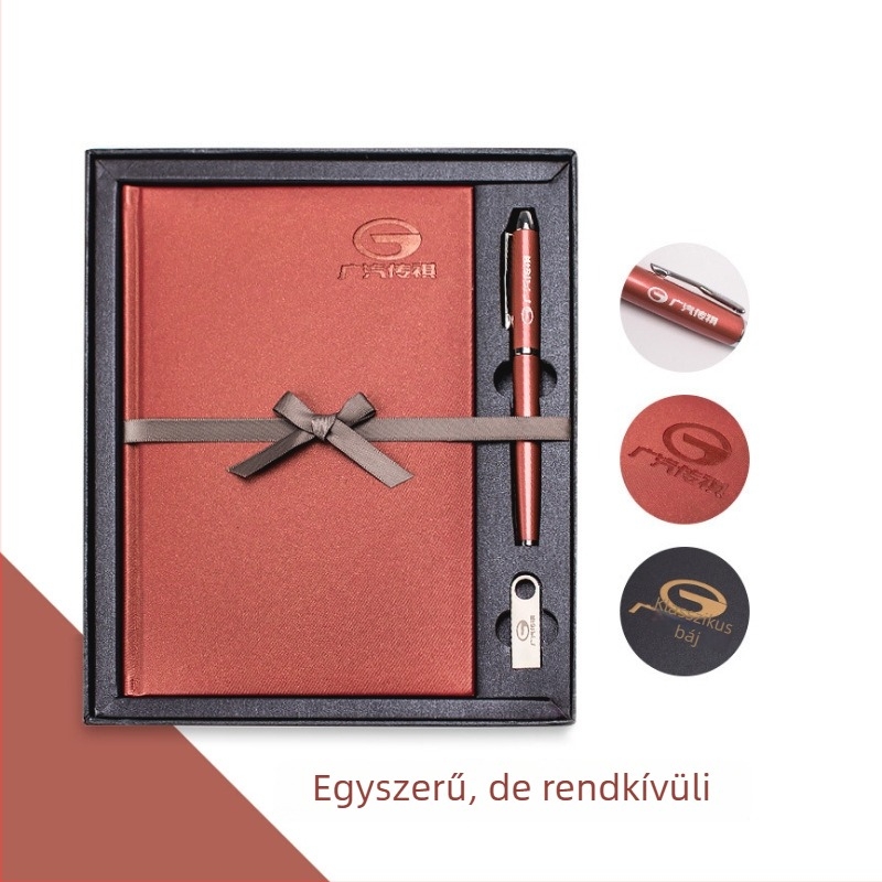 Logóval ellátott üzleti ajándék notesz, testreszabható vállalati és iskolai rendezvényekre, ajándékdoboz készlet