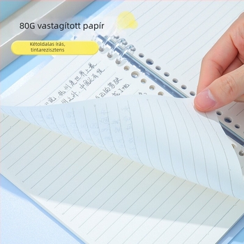 Morning&Light B5-ös Levelezhető Notesz, 60 oldal, Csúszásmentes Napló és Kivehető Tervező HB5656A
