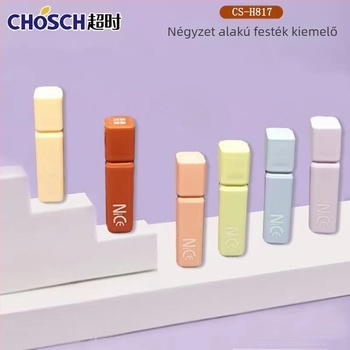 Rúzs alakú mini jelölő, 6 színű, hordozható diákoknak