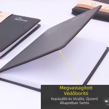 Shenshi bőrhatású notesz, A5–A4 formátum, üzleti irodai napló, 32K, könnyű, ragasztott kötés