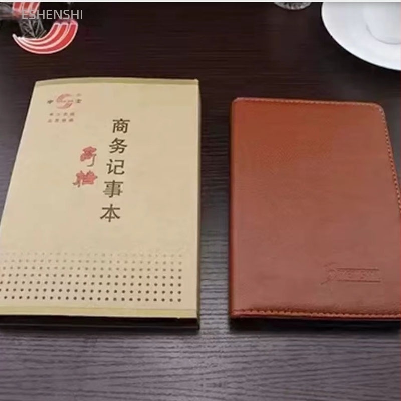 Shenshi bőrhatású notesz, A5–A4 formátum, üzleti irodai napló, 32K, könnyű, ragasztott kötés