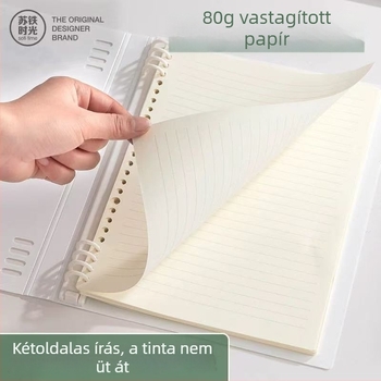 Cycad Time leválasztható notesz, B5-ös vonalas, vastag, irodai használatra
