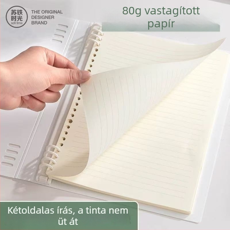 Cycad Time leválasztható notesz, B5-ös vonalas, vastag, irodai használatra