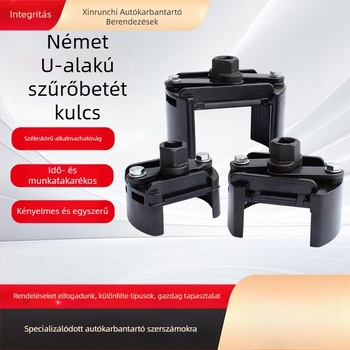 U-alakú olajszűrő kulcs — multifunkcionális, állítható szűrő eltávolító eszköz