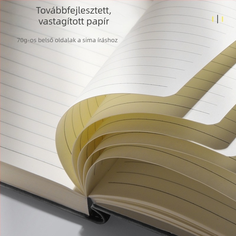 A5-ös üzleti notesz bőrhatású fedéllel és mágneses záródással, 2026-os modell, tanuláshoz, iroda és találkozókhoz
