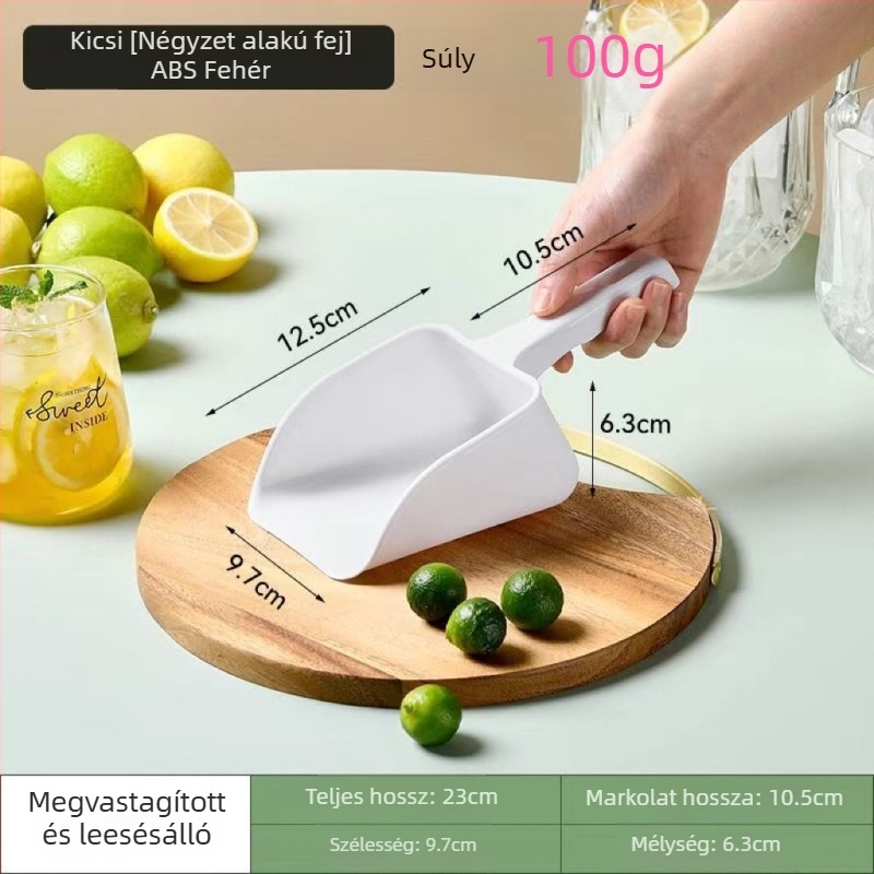Nagy műanyag kerti lapát ásáshoz, extra széles, ültetéshez, élelmiszer-minőségű műanyag