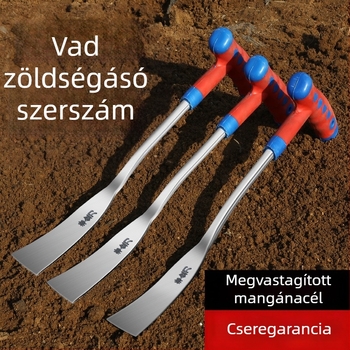 Kerti ásó gyomláláshoz és ásáshoz — kis ásó fokhagyma ásásához, pitypang és virágültetés, talaj ásása, kültéri használat
