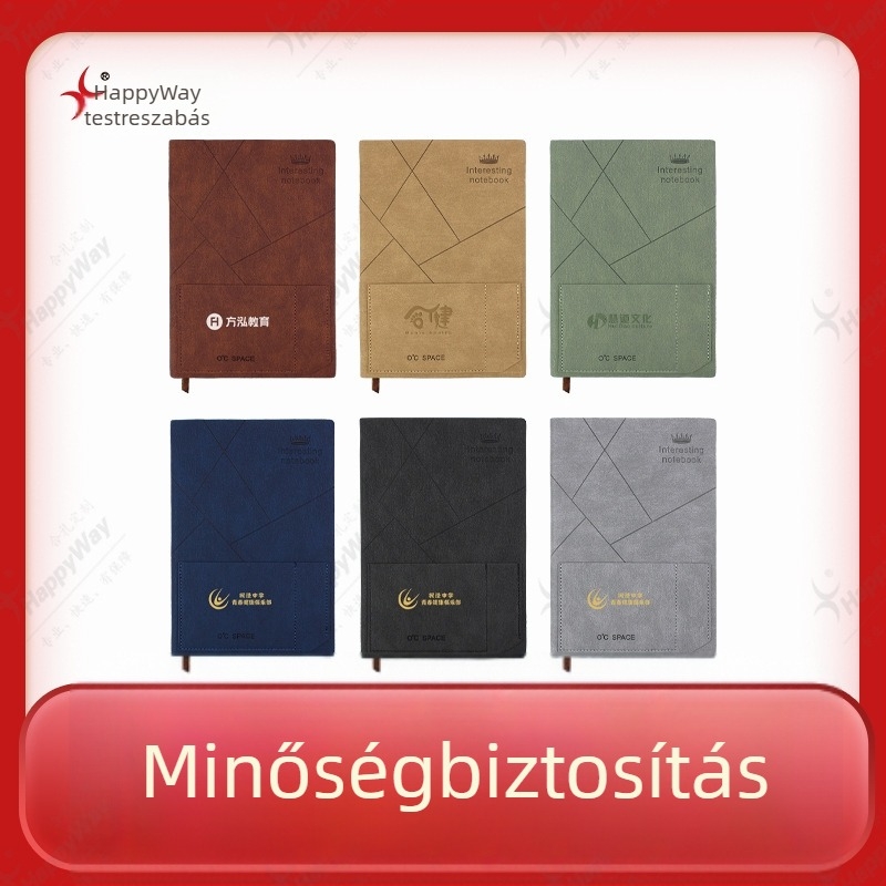 A5-ös méretű notesz testreszabható logóval, üzleti használatra – hordozható ajándék oktatási intézmények és iskolai promóciókhoz