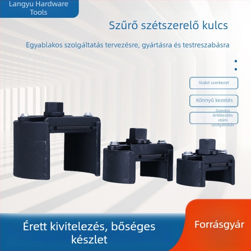 U‑alakú olajszűrő kulcs – robusztus szerszám a szűrő eltávolításához
