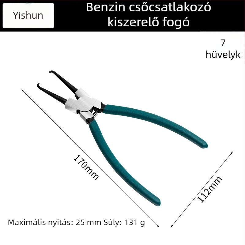 Kis méretű csőfogó üzemanyagcsövekre és urea csövekre – autóipari szétszerelő eszköz