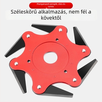 Hat penge fűnyíróhoz – forgó fej három pengeivel