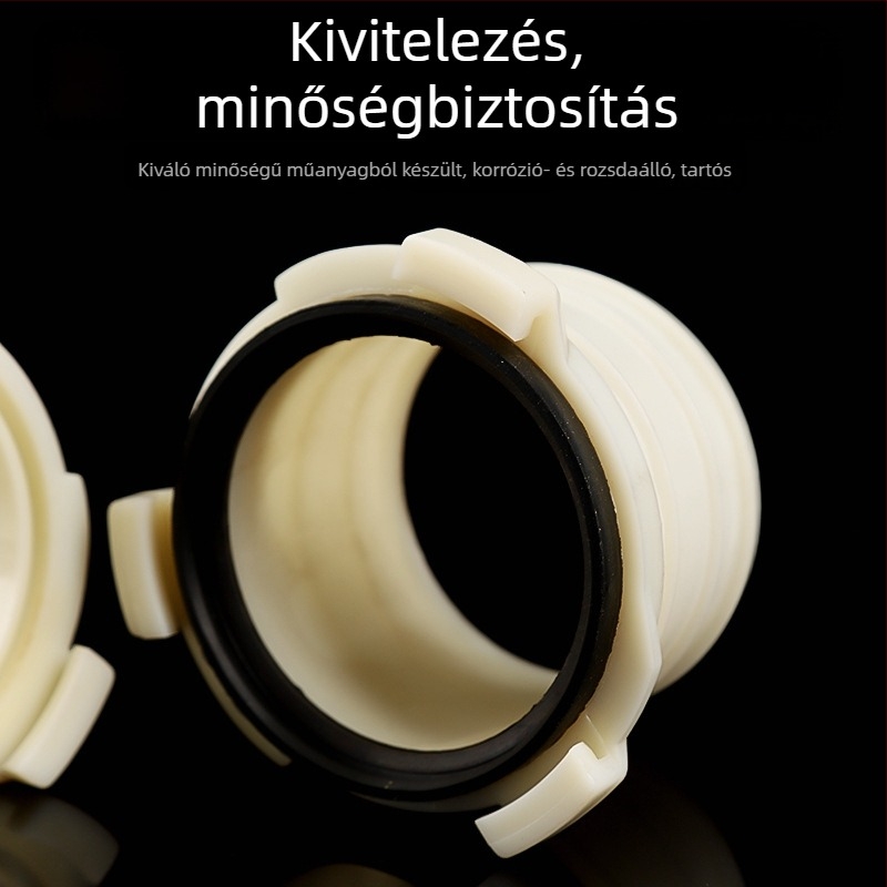 Műanyag tömlőcsatlakozó öntözési rendszerekhez