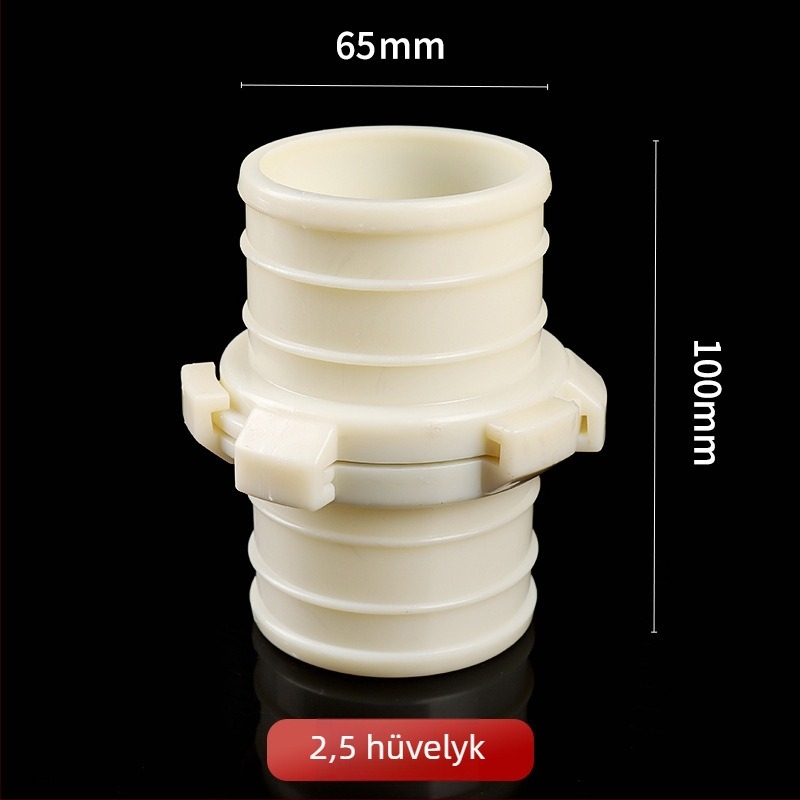 Műanyag tömlőcsatlakozó öntözési rendszerekhez