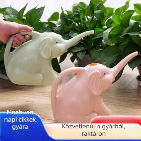 Elefánt formájú öntözőkanna gyerekeknek, hosszú csővel, műanyag háztartási permetező
