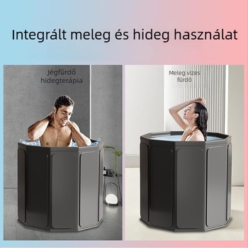 Felfújható jégfürdő vödör és összecsukható jégfürdő kád sportos regenerációhoz