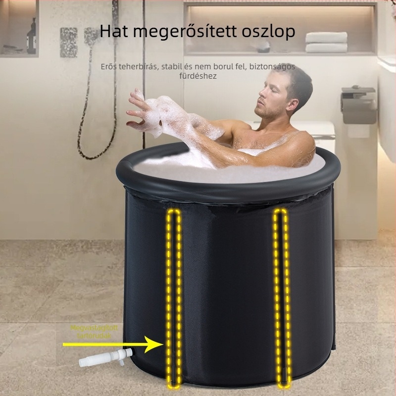 Személyre szabott felfújható összecsukható fürdőkád felnőtteknek