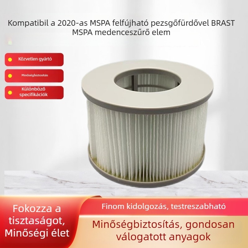 MSPA Brast típusú medencékhez és MSPA 2020-as felfújható kádkhoz szűrőelem