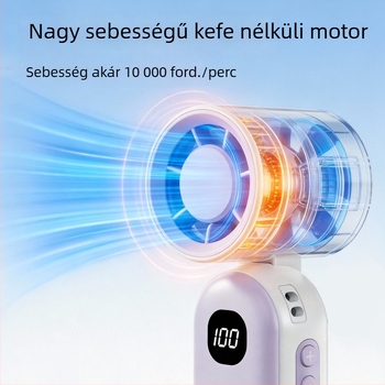 Nyakba akasztható, összecsukható kézi ventilátor, USB-s mini ventilátor