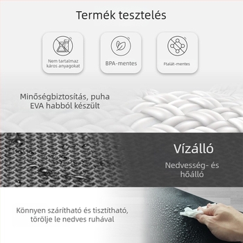 Kör alakú filc padlómat PVC vízálló medence- és fürdőkádban használható csúszásmentes