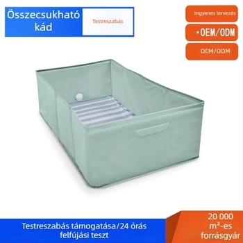 Összecsukható, hordozható babafürdő utazáshoz és kültéri használathoz – csecsemő és totyogó gyermekek számára