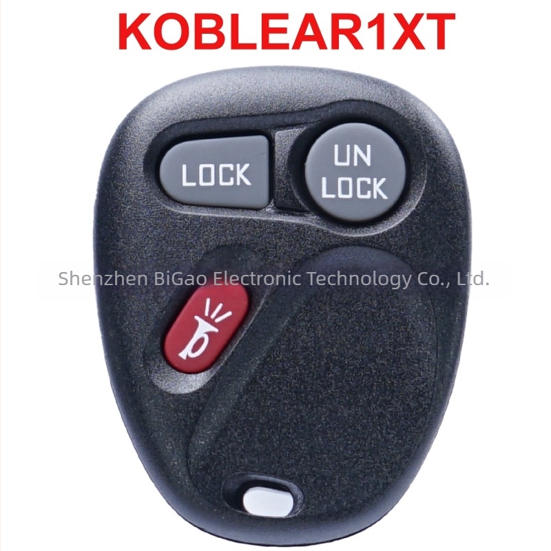 3-gombos autókulcs távirányító Chevrolet Cadillac számára KOBLEAR1XT/KOBUT1BT