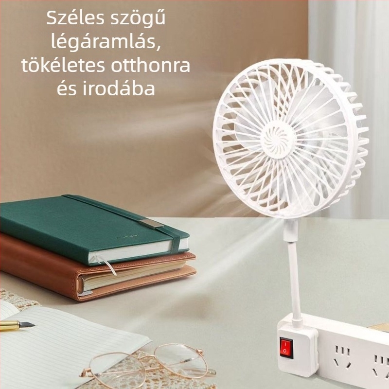 Új csendes mini ventilátor, nagy teljesítményű éjjeliszekrényhez – mindent egyben otthonra, konyhára és fürdőszobára