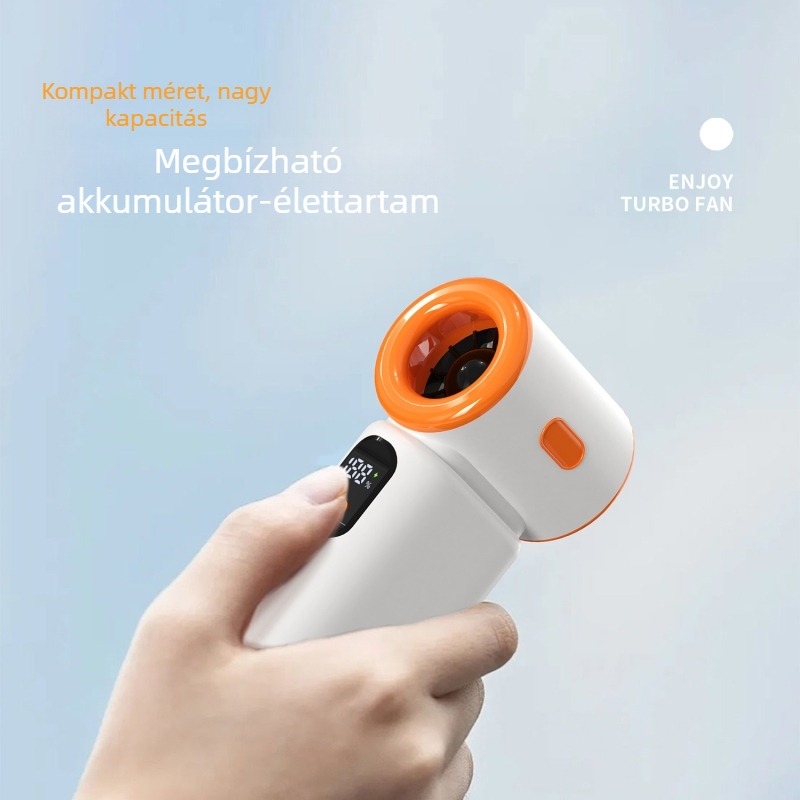 Kézi mini USB újratölthető ventilátor, nagy sebesség, hosszú üzemidő, hordozható kültéri használatra