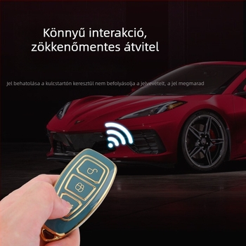 TPU kulcstartó tok Ford 2022 Focus, Kuga, Fiesta, Mondeo és EcoSport modellekhez