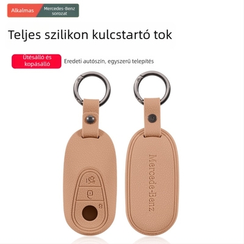 Mercedes-Benz szilikon kulcskészlet - minimalist autó belső kiegészítő az E-osztály, a C-osztály, a GLC, a S-osztály és a GLE számára (E300L, GLC300, C260L)