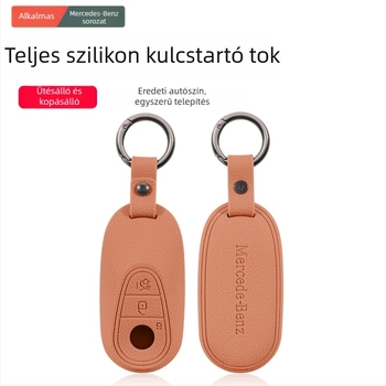 Mercedes-Benz szilikon kulcskészlet - minimalist autó belső kiegészítő az E-osztály, a C-osztály, a GLC, a S-osztály és a GLE számára (E300L, GLC300, C260L)