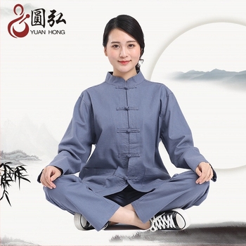 Négy évszakos Zen öltözet meditációhoz és egészségmegőrzéshez, pamut-lin ruházat, kínai stílusú Zen öltözék