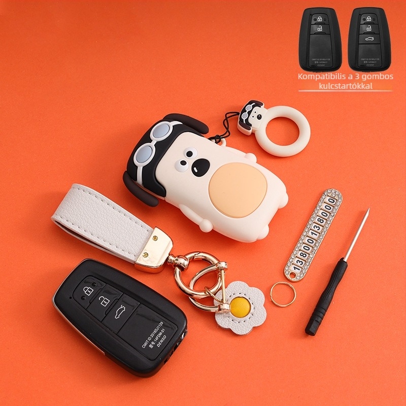 Kulcsfob védőtok Toyota Avalon, Camry, Corolla, Levin, Venza, RAV4, Prado