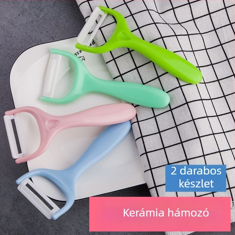 Kerámiás gyümölcs-hámozó, hordozható konyhai kés, mini éles gyümölcs kés alma hámozásához
