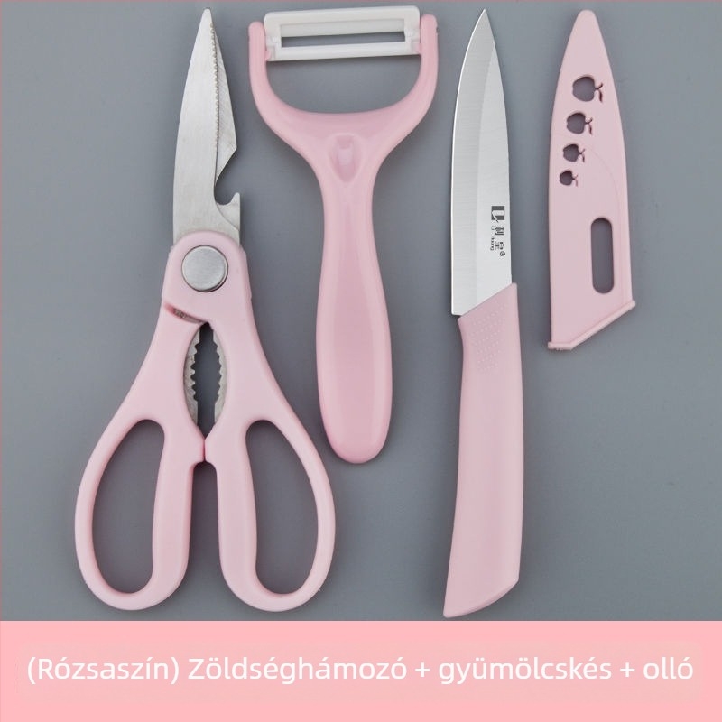 Kerámiás gyümölcs-hámozó, hordozható konyhai kés, mini éles gyümölcs kés alma hámozásához
