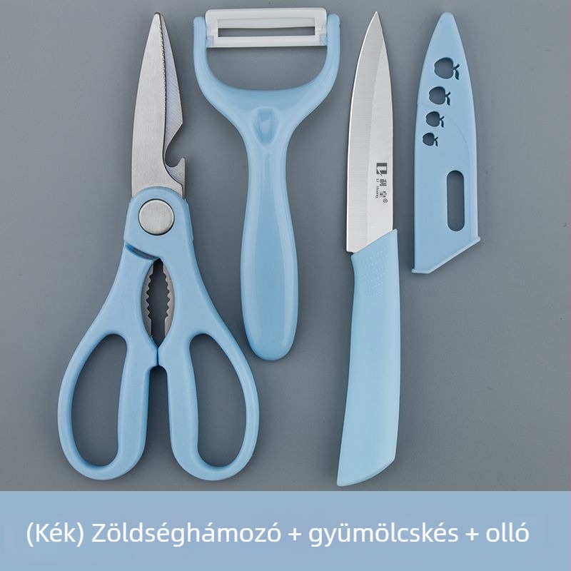 Kerámiás gyümölcs-hámozó, hordozható konyhai kés, mini éles gyümölcs kés alma hámozásához