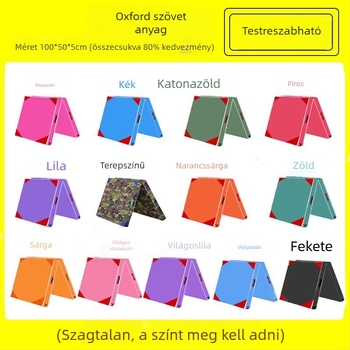 Összecsukható táncmatrac otthoni használatra, edzéshez, gimnasztikához, hasizomgyakorlatokhoz