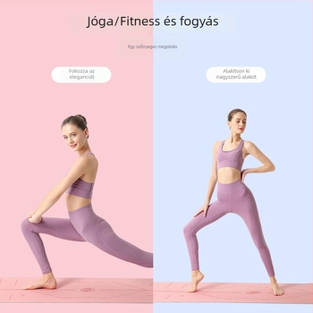 Egyedi gyártású jóga matrac kezdőknek, csúszásmentes, extra vastag és széles, hangszigetelő, edzéshez, jóga és tánc, ütéscsillapítás