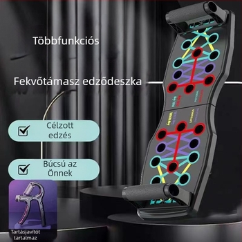Új többfunkciós fekvőtámasz-edző tábla, összecsukható fekvőtámasz-támaszkeret, mellizom-edző, fekvőtámasz segítő