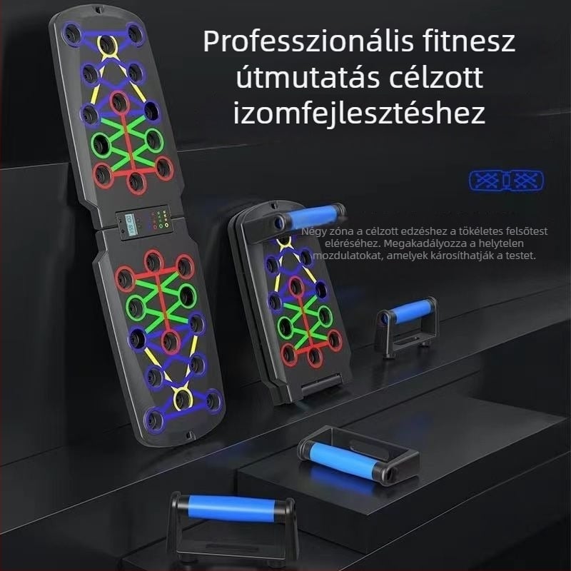 Új többfunkciós fekvőtámasz-edző tábla, összecsukható fekvőtámasz-támaszkeret, mellizom-edző, fekvőtámasz segítő
