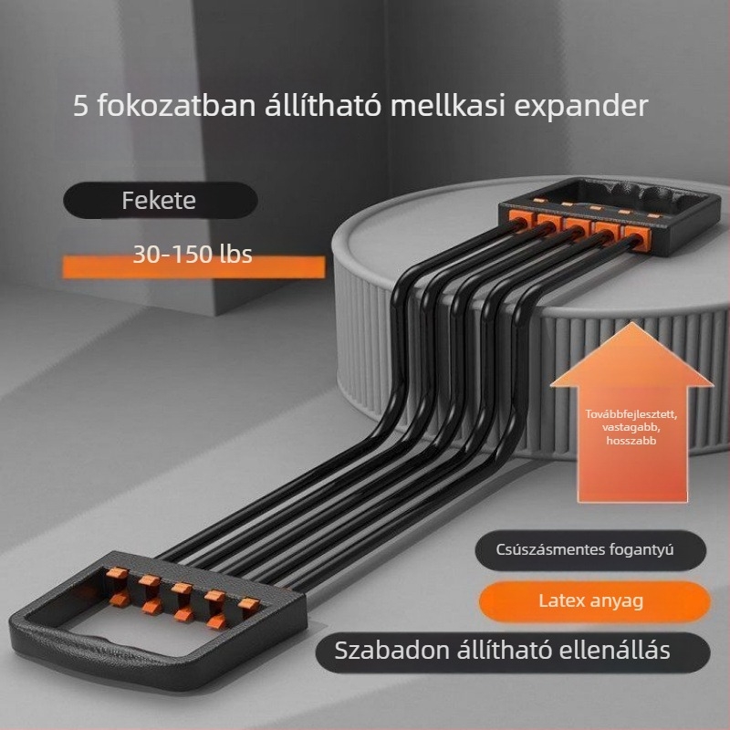 Férfi mellkas-expander a mellizmok edzésére — otthoni fitnesz eszköz